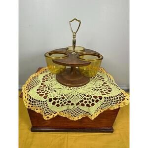 Vintage MCM ThermoServ Westwood Condiment Caddy